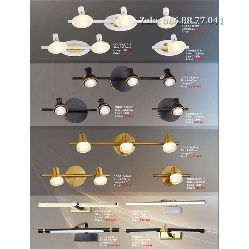 den-soi-guong-xinh den-roi-tranh-led-hien-dai