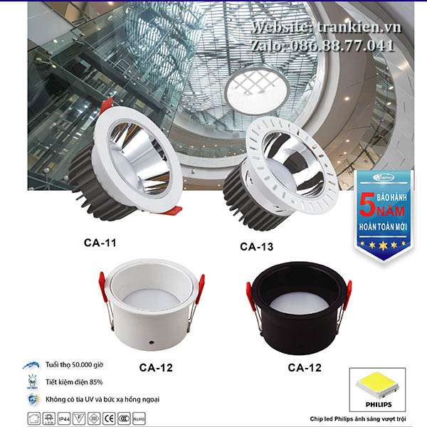 den-downlight-am-tran-cao-cap